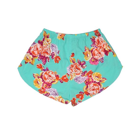 Ambience Apparel shorts blue with Flowers - Picture 6 of 7